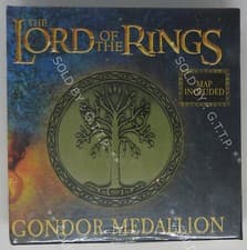 Image of LORD OF THE RINGS LIMITED EDITION GONDOR MEDALLION NEW/SEALED - FREE P&P