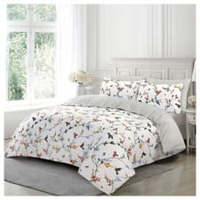 Image of 200 Thread Count Duvet Cover Set 200TC Quilt Bedding Double King SK Size Bed Set