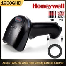 Image of Honeywell Xenon 1900GHD Handheld High-Density 2D Wired Barcode Scanner Reader