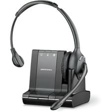 Image of Plantronics Savi W720‑M (84004‑02) Multi‑Device Wireless DECT Headset – Dual‑Ear