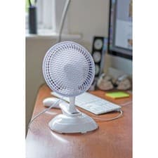 Image of Draper 6" Clip-On Desk Fan (150mm) FAN1B