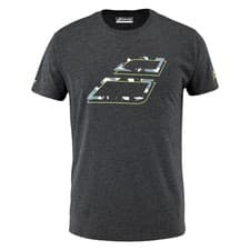 Image of Babolat Mens Aero Cotton Tee - Black Heather