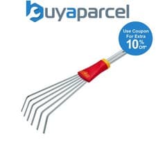 Image of Wolf Garten Small Sweep Leaf Debris Fan Rake 11cm LDM Garden Tool Multi Change