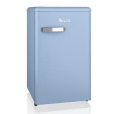 Image of Swan Retro Under Counter Fridge with 77L Fridge Capacity, Blue, SR11035BLNE