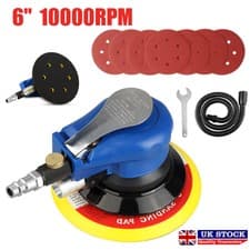 Image of 6" 150mm Air Random Orbital Palm Sander Dual Action Auto Orbit DA Sanding Tool