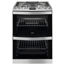 Image of AEG CGB6131ACM Freestanding 60cm Gas Double Oven Catalytic Cooker A123358