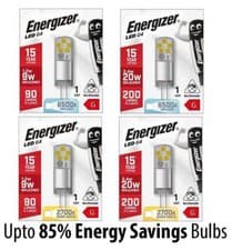 Image of Energizer LED G4 Bulbs Capsules 2.4W=20W 1.2W=9W WATT - Warm White Daylight 12V