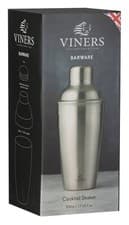 Image of Viners Barware Brushed Silver Cocktail Shaker *FREEPOST* 500ml