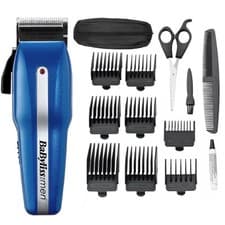 Image of BaByliss Men PowerLight Pro Clipper Set –Mains/Cordless 8 Guides Precision Blads