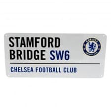 Image of Chelsea FC Official Football Gift Street Sign Metal Door Sign Christmas Birthday