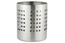 Image of Utensils Holder Chrome Stainless Steel Cutlery Holder Caddy Stand Organiser Rack