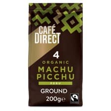 Image of Caf�direct 4 Organic Machu Picchu Ground Coffee 200g