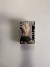 Image of Emporio Armani Men's Boxer Shorts 3-Pack Strech Cotton Black XL New