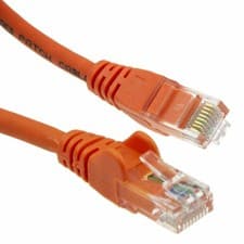 Image of C6 CAT6-CCA UTP RJ45 Ethernet LSZH Networking Cable Orange 3m