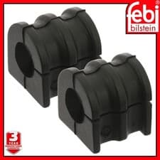 Image of Front Anti Roll Bar Bush x2  Stabiliser 21.5mm Febi 39629 For Renault Scenic
