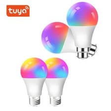 Image of Tuya WiFi RGB Smart Life LED Light Bulb for Alexa Google E27 B22 RGB Color Lamp