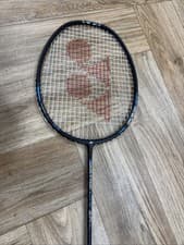 Image of Yonex VOLTRIC 47i Lit Blue Strung Badminton Racquet 5U/G4 Brand New With Cover.