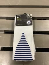 Image of Nike Official Chelsea Football 17/18 White Socks Uk Size - M (5-8)
