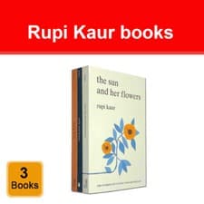 Image of Rupi Kaur 3 Books Collection Set Milk and Honey, The Sun and Her Flowers