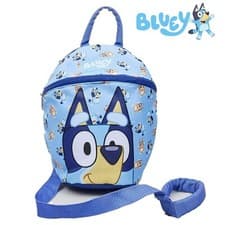 Image of Bluey Kids Backpack with Reins Toddler Bag and Harness Children 1-4 Years