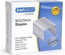 Image of Rapesco 92323mm Galvanised Heavy Duty Staples Pack 1000 Type 1242 Office Use