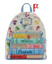 Image of Loungefly Disney Princess Classic Books and Sidekicks Mini Backpack