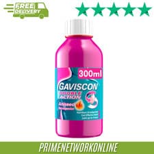 Image of Gaviscon Double Action Liquid 300ml Aniseed 100% ORIGINAL ⭐⭐⭐⭐⭐