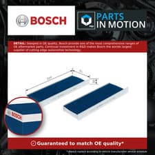 Image of Pollen / Cabin Filter 0986628610 Bosch 1616959180 6447XG 9821501880 A8610 New