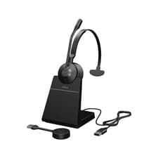 Image of Jabra Engage 55 UC Monoaural Headset USB-A with Charging Stand (9553-415-111)