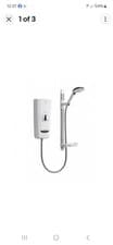 Image of Mira Advance Thermostatic Electric Shower 8.7kW White & Chrome 1.1785.001