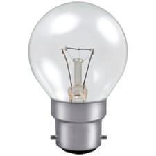 Image of Bellight 60W 230-240V BC/B22 Clear Round Golf Ball