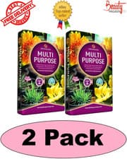 Image of GROWMOOR 120 LITRE MULTI ALL PURPOSE COMPOST 2 x 60L BAGS CONTAINERS GARDEN