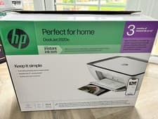 Image of HP Deskjet 2810e / 2820e All-in-One Wireless Printer White No Ink