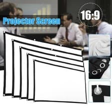 Image of 60-150 Inch Foldable Projector Screen Home Cinema Outdoor Movie Projection