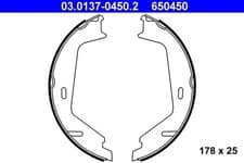 Image of Brake Shoe Set, parking brake ATE 03.0137-0450.2
