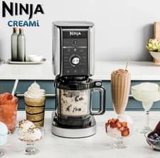 Image of Ninja CREAMi Deluxe 10-in-1 Ice Cream and Frozen Drink Maker NC501UK - Sealed