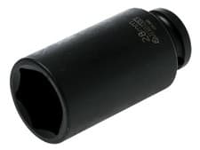 Image of Teng 920628N Deep Impact Socket Hexagon 6 Point 1/2in Drive 28mm