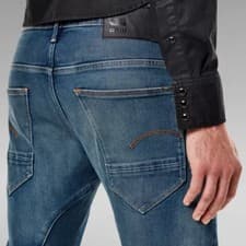 Image of G-Star RAW ARC Jeans Mens 3D Firro 12.8oz Denim Slim BNWT RRP £100 Medium Aged