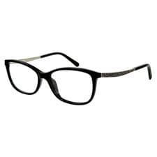 Image of Swarovski SK5412 Womens Plastic Eyeglass Frame 001 Shiny Black 54-15