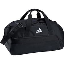 Image of Adidas Tiro League Duffel Bag Small Gym Travel Training Bag Black/White HS9752
