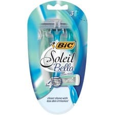 Image of Bic Soleil Bella 4 Blade Disposable Razor for Women 3 Count