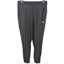 Image of Adidas Golf Joggers Black Pants Mens size Medium Essential Stretch Advr0870