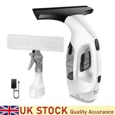 Image of Window Vac Cordless Vacuum Rechargeable Glass Cleaner w/Charger Strong Suction