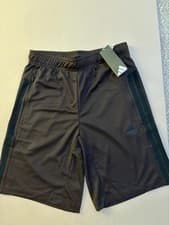 Image of Matching Adidas Short And T-shirt Set Dark Brown Size Medium