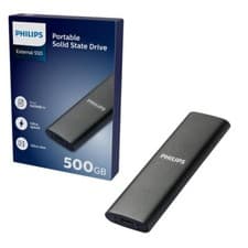 Image of Philips External Ssd Portable Hard Drive 1TB 500GB 250GB Ultra Slim Highst Speed