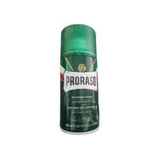 Image of PRORASO Shaving Foam Can Green/Refreshing Eucalyptus & Menthol 300ml