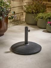 Image of Black Concrete 25kg Parasol Base