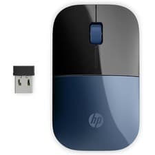 Image of HP Z3700 Blue Wireless Mouse Mouse 1200 DPI DPI RF Wireless Black V0L81AA#ABB