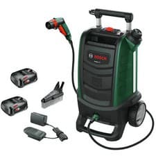 Image of Bosch FONTUS Gen II P4A 18v Cordless Low Pressure Washer 20 Bar 2 x 2.5ah Li-ion