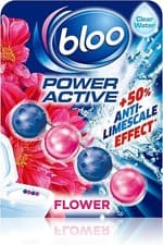 Image of Bloo Power Active Toilet Rim Blocks Fresh Flowers Anti-Limescale